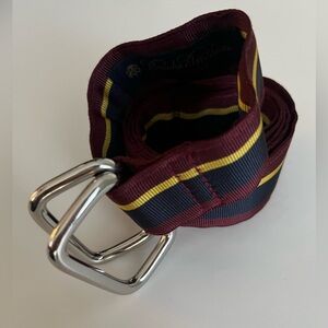 Brooks Brothers Men's Burgundy and Navy Belt Bag